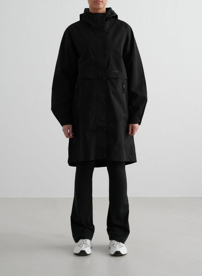 Black Waterproof Parka